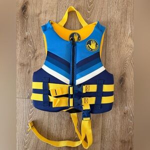 Body Glove Child's Evoprene PFD Life Jacket and Vest, Boy, 33-55 lbs., Blue